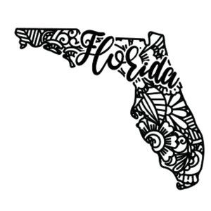 Florida Window Decal Sticker 5.5"